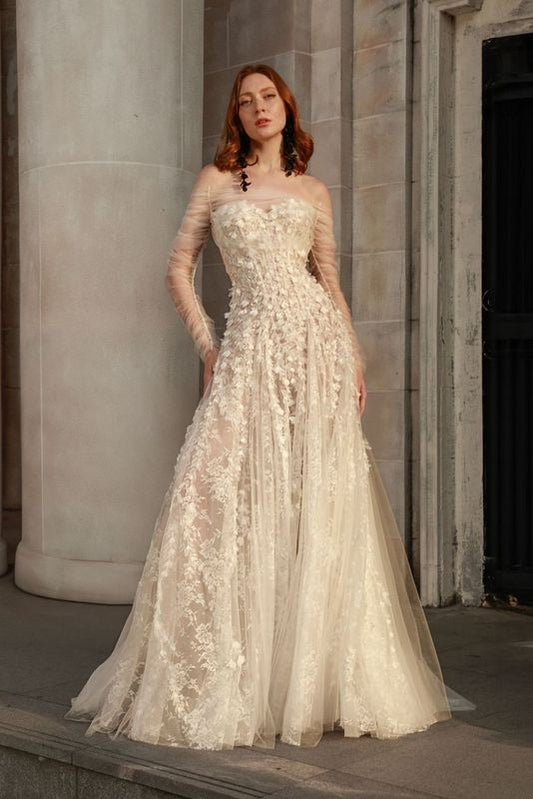 Chic Nostalgia Wedding Dress Princess: A Royal Elegance for Your Special Day