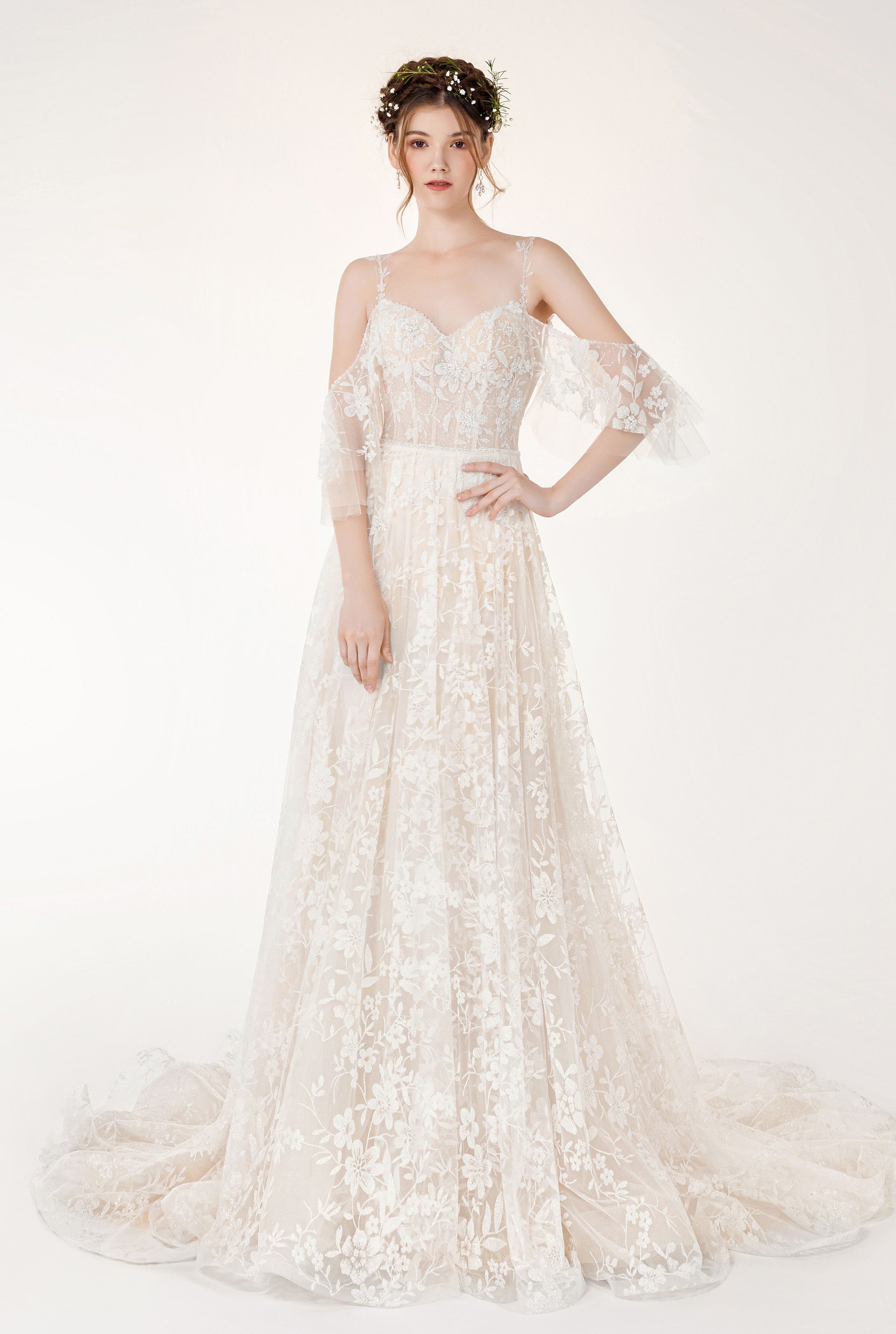 strapless open back dress Alice